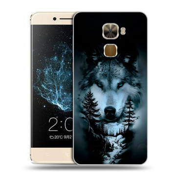 Пластиковый чехол на LeEco Le Pro 3 с принтом Лесной волк