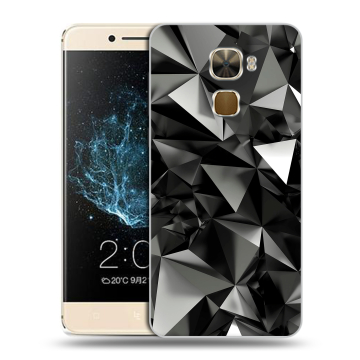 Пластиковый чехол на LeEco Le Pro 3 с принтом Черные кристаллы Пластиковый чехол на LeEco Le Pro 3 с принтом Черные кристаллы
