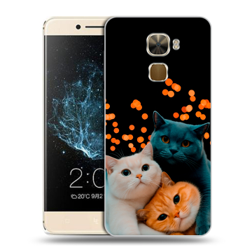 Пластиковый чехол на LeEco Le Pro 3 с принтом Кошки Пластиковый чехол на LeEco Le Pro 3 с принтом Кошки