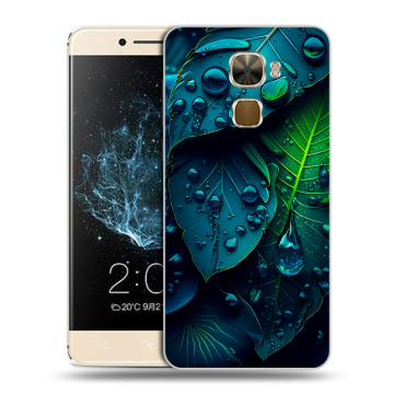 Пластиковый чехол на LeEco Le Pro 3 с принтом Листья Пластиковый чехол на LeEco Le Pro 3 с принтом Листья