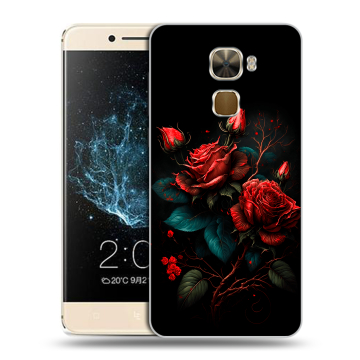 Пластиковый чехол на LeEco Le Pro 3 с принтом Розы красные Пластиковый чехол на LeEco Le Pro 3 с принтом Розы красные
