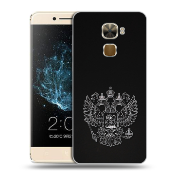 Пластиковый чехол на LeEco Le Pro 3 с принтом Герб России