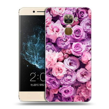 Пластиковый чехол на LeEco Le Pro 3 с принтом лавандовые розы
