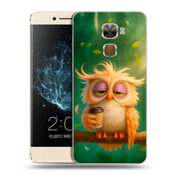 Пластиковый чехол на LeEco Le Pro 3 с принтом сова Пластиковый чехол на LeEco Le Pro 3 с принтом сова