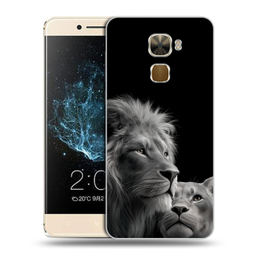Пластиковый чехол на LeEco Le Pro 3 с принтом Лев кошки Пластиковый чехол на LeEco Le Pro 3 с принтом Лев кошки