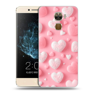 Пластиковый чехол на LeEco Le Pro 3 с принтом Сердечки Пластиковый чехол на LeEco Le Pro 3 с принтом Сердечки