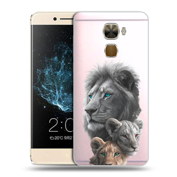 Пластиковый чехол на LeEco Le Pro 3 с принтом Львы Пластиковый чехол на LeEco Le Pro 3 с принтом Львы