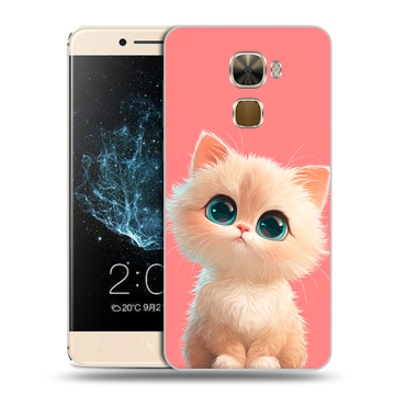 Пластиковый чехол на LeEco Le Pro 3 с принтом Розовый котенок Пластиковый чехол на LeEco Le Pro 3 с принтом Розовый котенок