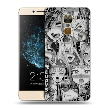 Пластиковый чехол на LeEco Le Pro 3 с принтом Ahegao Ахегао Аниме
