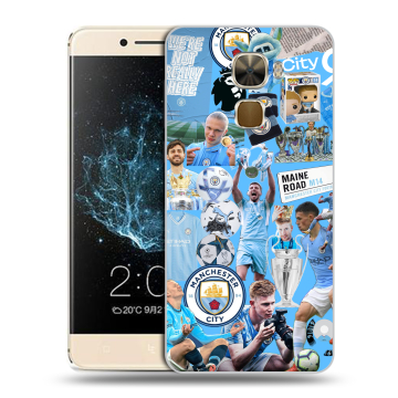 Пластиковый чехол на LeEco Le Pro 3 с принтом Man City Манчестер Сити