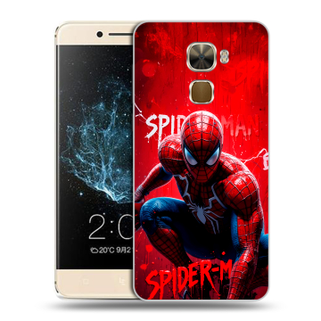 Пластиковый чехол на LeEco Le Pro 3 с принтом Spiderman Человек паук Пластиковый чехол на LeEco Le Pro 3 с принтом Spiderman Человек паук