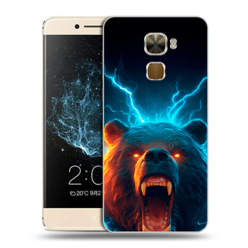 Пластиковый чехол на LeEco Le Pro 3 с принтом Медведь