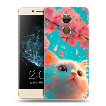 Пластиковый чехол на LeEco Le Pro 3 с принтом Красивый кот