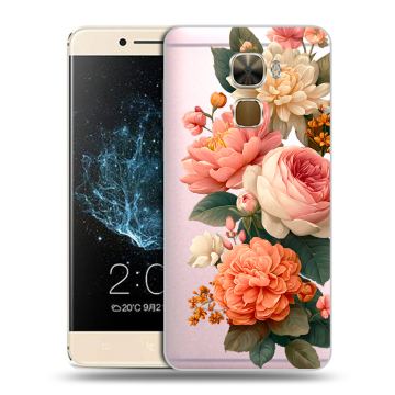 Пластиковый чехол на LeEco Le Pro 3 с принтом цветы