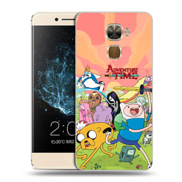 Пластиковый чехол на LeEco Le Pro 3 с принтом Adventure time Время приключений