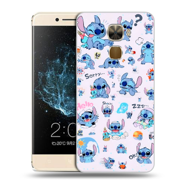 Пластиковый чехол на LeEco Le Pro 3 с принтом Лило и Стич