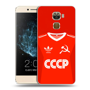 Пластиковый чехол на LeEco Le Pro 3 с принтом Флаг Герб СССР