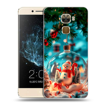 Пластиковый чехол на LeEco Le Pro 3 с принтом Новый год