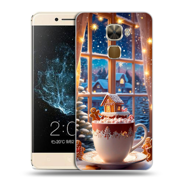 Пластиковый чехол на LeEco Le Pro 3 с принтом Новый год