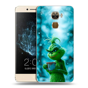 Пластиковый чехол на LeEco Le Pro 3 с принтом Новый год гринч