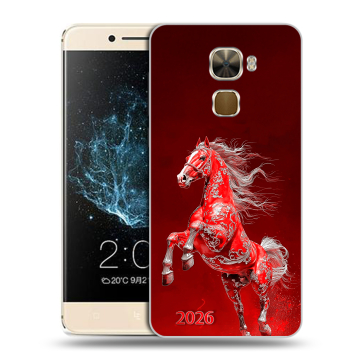 Пластиковый чехол на LeEco Le Pro 3 с принтом Новый год