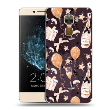 Пластиковый чехол на LeEco Le Pro 3 с принтом Новый год