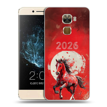 Пластиковый чехол на LeEco Le Pro 3 с принтом Новый год