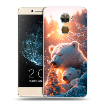 Пластиковый чехол на LeEco Le Pro 3 с принтом Новый год