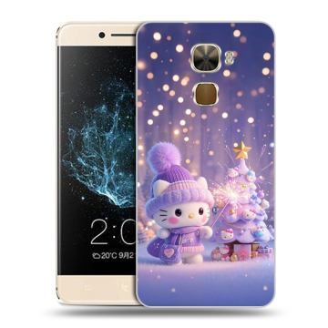 Пластиковый чехол на LeEco Le Pro 3 с принтом Новый год