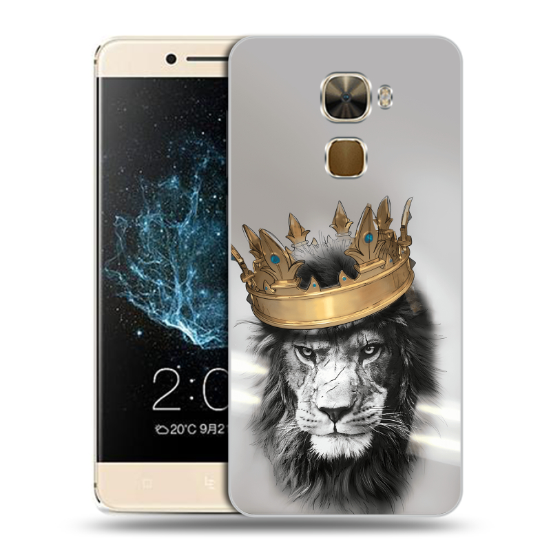 Пластиковый чехол на LeEco Le Pro 3 с принтом Лев с короной Пластиковый чехол на LeEco Le Pro 3 с принтом Лев с короной