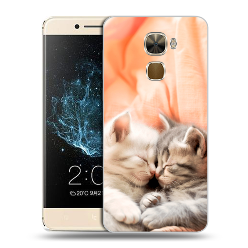 Пластиковый чехол на LeEco Le Pro 3 с принтом Котята Пластиковый чехол на LeEco Le Pro 3 с принтом Котята