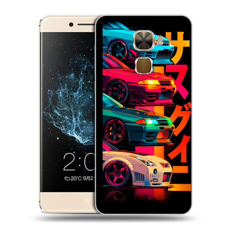 Пластиковый чехол на LeEco Le Pro 3 с принтом Гоночные машины Пластиковый чехол на LeEco Le Pro 3 с принтом Гоночные машины
