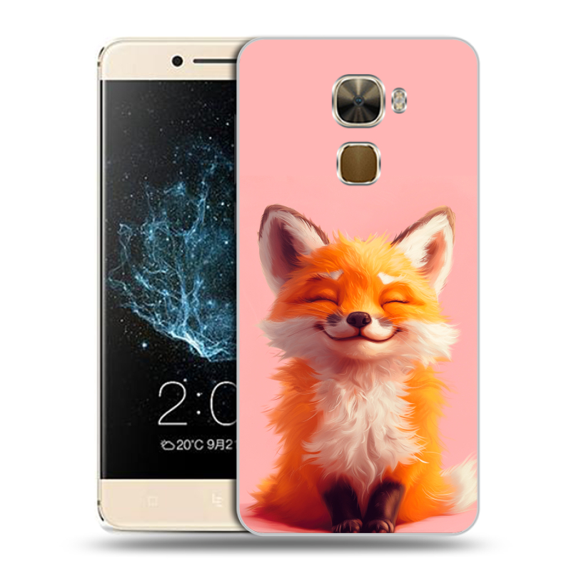 Пластиковый чехол на LeEco Le Pro 3 с принтом милая лиса Пластиковый чехол на LeEco Le Pro 3 с принтом милая лиса