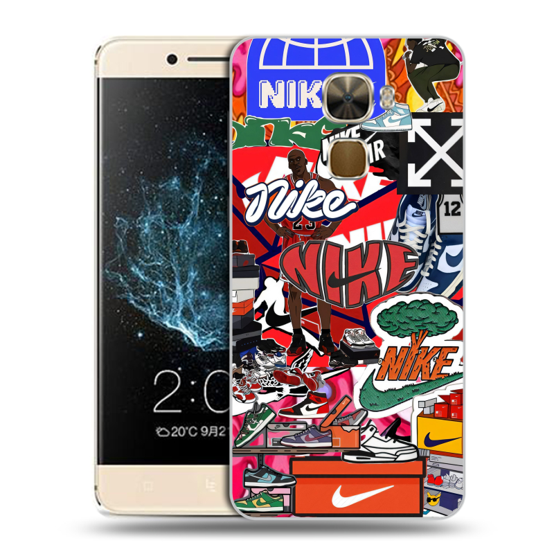 Пластиковый чехол на LeEco Le Pro 3 с принтом Найк Nike яркий Пластиковый чехол на LeEco Le Pro 3 с принтом Найк Nike яркий