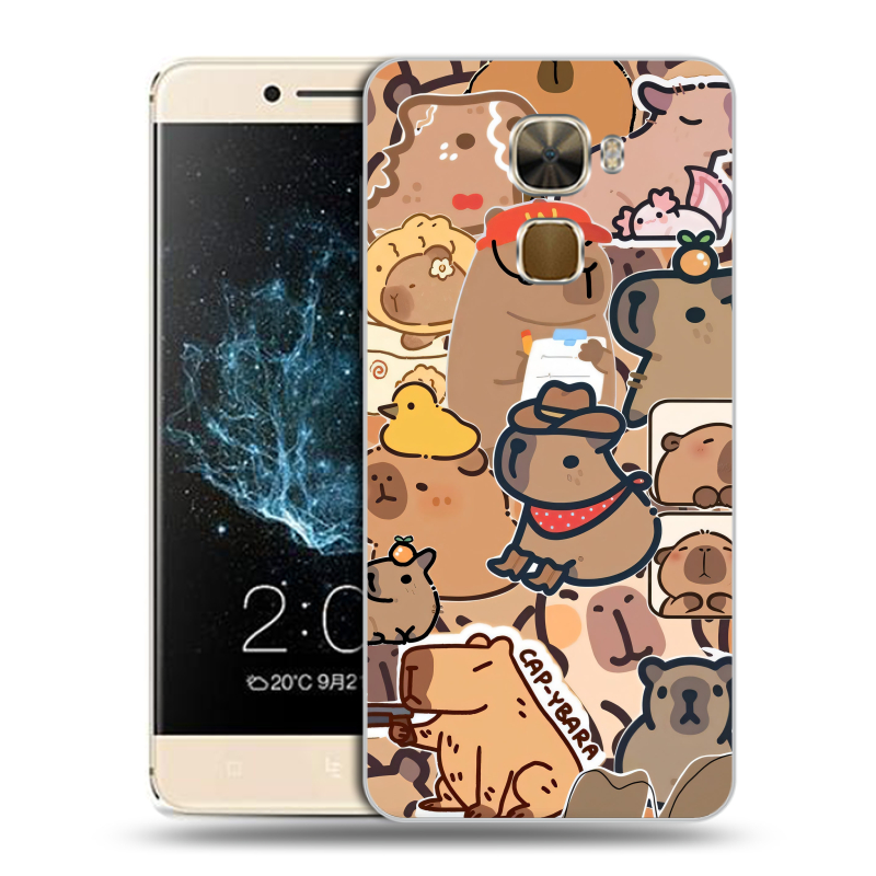 Пластиковый чехол на LeEco Le Pro 3 с принтом капибара Пластиковый чехол на LeEco Le Pro 3 с принтом капибара