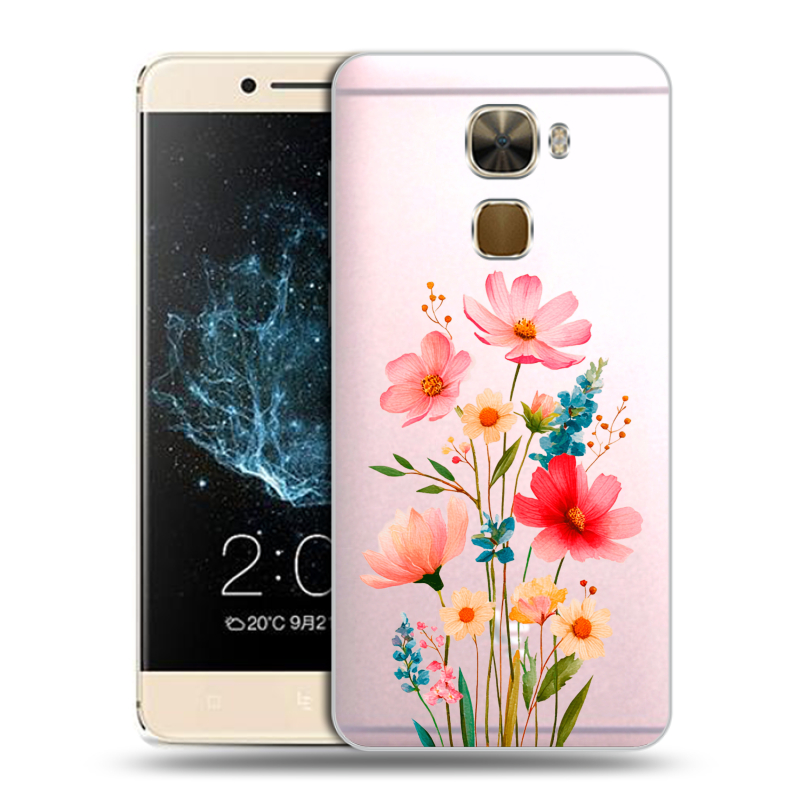 Пластиковый чехол на LeEco Le Pro 3 с принтом Цветы Пластиковый чехол на LeEco Le Pro 3 с принтом Цветы