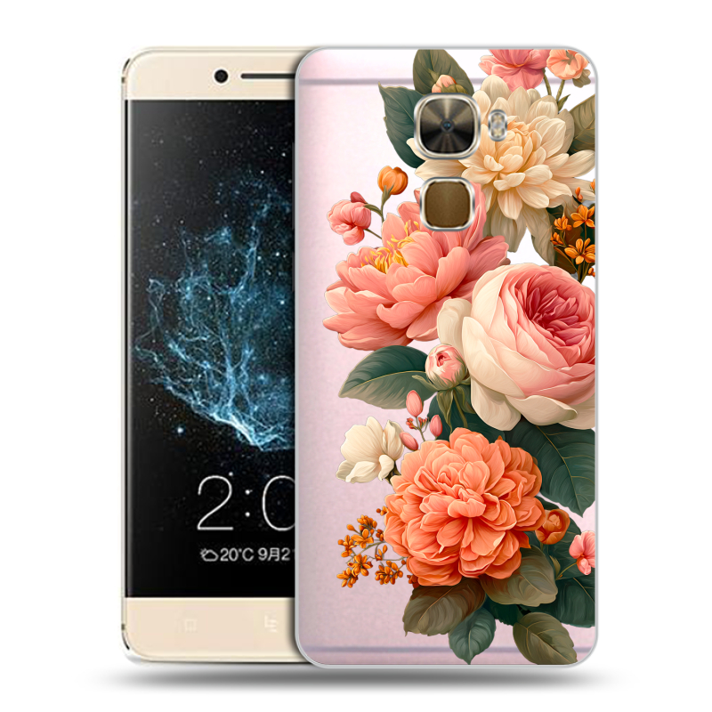 Пластиковый чехол на LeEco Le Pro 3 с принтом цветы Пластиковый чехол на LeEco Le Pro 3 с принтом цветы