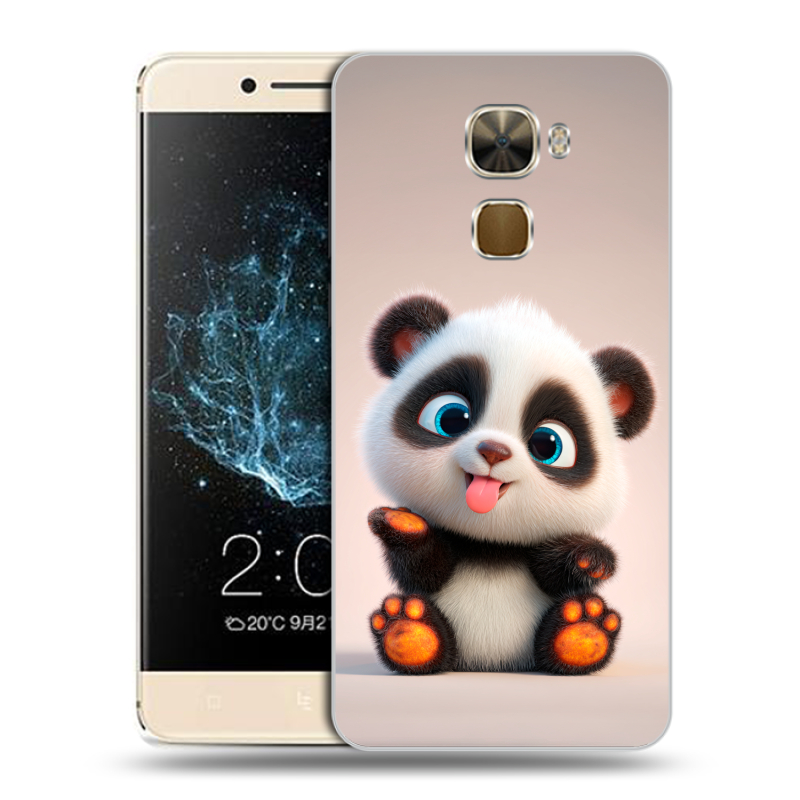 Пластиковый чехол на LeEco Le Pro 3 с принтом милая панда Пластиковый чехол на LeEco Le Pro 3 с принтом милая панда