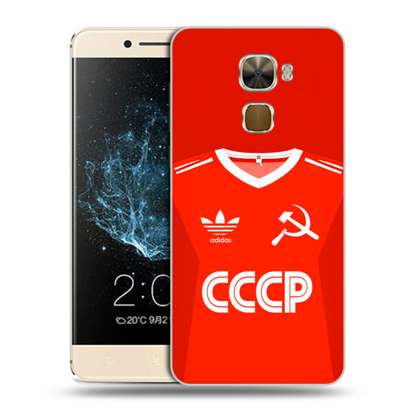 Пластиковый чехол на LeEco Le Pro 3 с принтом Флаг Герб СССР Пластиковый чехол на LeEco Le Pro 3 с принтом Флаг Герб СССР