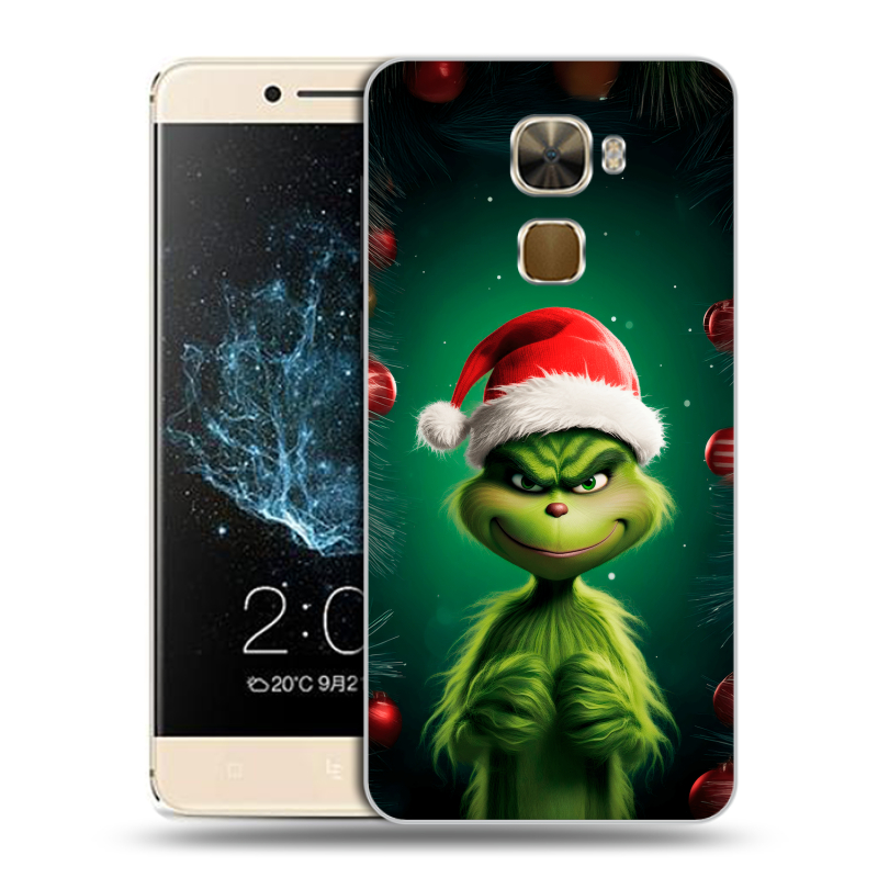 Пластиковый чехол на LeEco Le Pro 3 с принтом Гринч Новый год Рождество Пластиковый чехол на LeEco Le Pro 3 с принтом Гринч Новый год Рождество