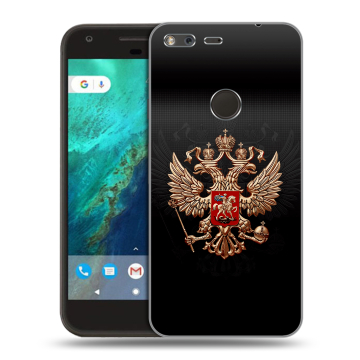 Силиконовый чехол на Google Pixel с принтом Герб России
