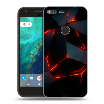 Силиконовый чехол на Google Pixel с принтом Яркие абстракции