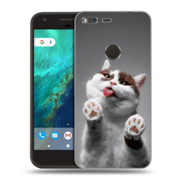Силиконовый чехол на Google Pixel с принтом Коты