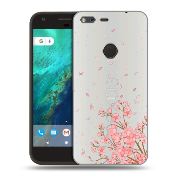 Силиконовый чехол на Google Pixel с принтом Ветка сакуры Силиконовый чехол на Google Pixel с принтом Ветка сакуры