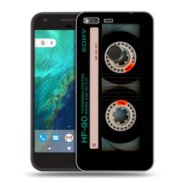 Силиконовый чехол на Google Pixel с принтом Кассета Силиконовый чехол на Google Pixel с принтом Кассета
