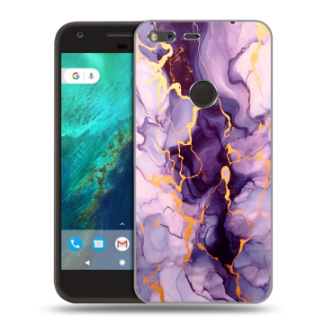 Силиконовый чехол на Google Pixel с принтом Мрамор Силиконовый чехол на Google Pixel с принтом Мрамор