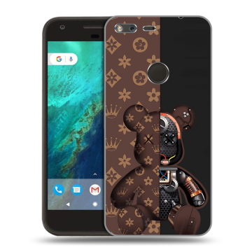Силиконовый чехол на Google Pixel с принтом Луи робот Силиконовый чехол на Google Pixel с принтом Луи робот