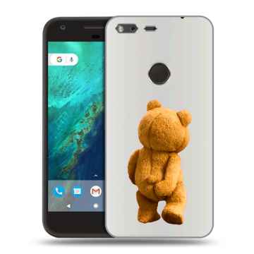 Силиконовый чехол на Google Pixel с принтом Медведь Силиконовый чехол на Google Pixel с принтом Медведь