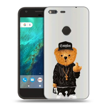Силиконовый чехол на Google Pixel с принтом Плюшевый медведь Силиконовый чехол на Google Pixel с принтом Плюшевый медведь