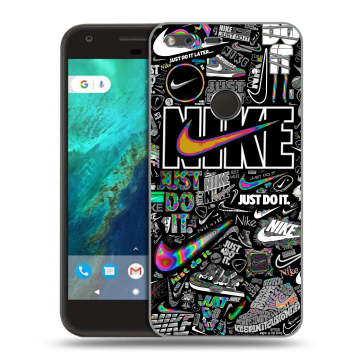 Силиконовый чехол на Google Pixel с принтом Найк Силиконовый чехол на Google Pixel с принтом Найк